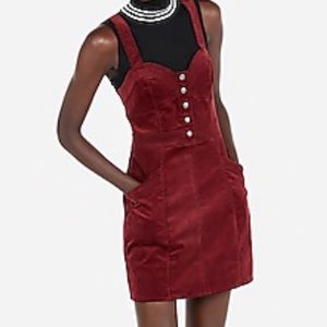 NWT Express Corduroy Bustier fit and flare dress.